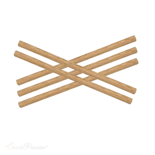Oak Dowel 12mm x 450mm Length - Pack of 5 Dowels
