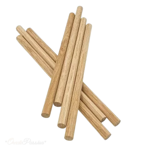 Oak Dowel 12mm x 440mm Length - Pack of 5 Dowels