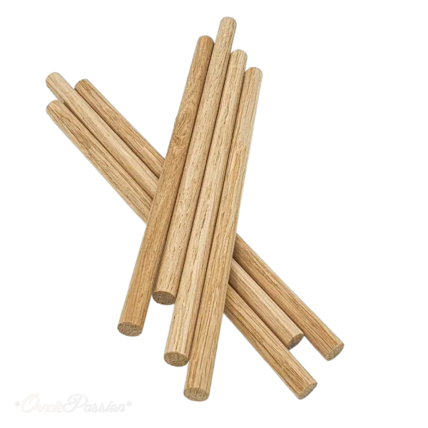 Oak Dowel 12mm x 440mm Length - Pack of 5 Dowels