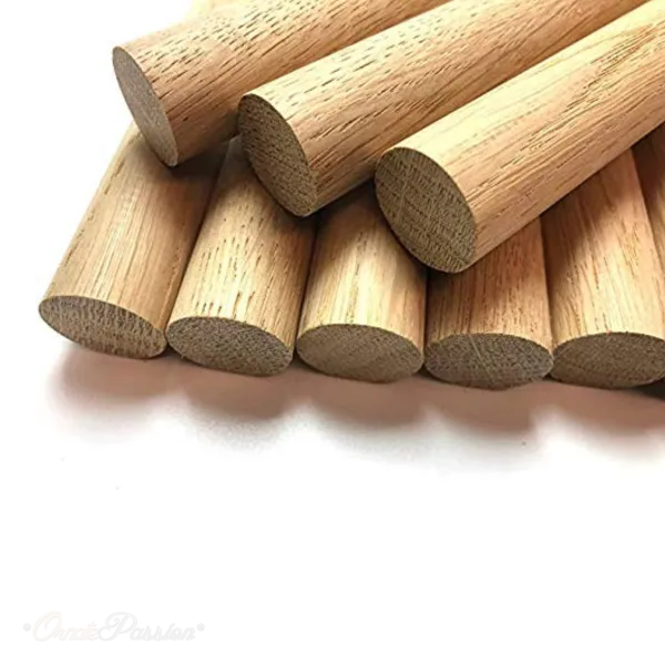 Oak Dowel 20mm x 100mm Length - Pack of 10 Dowels