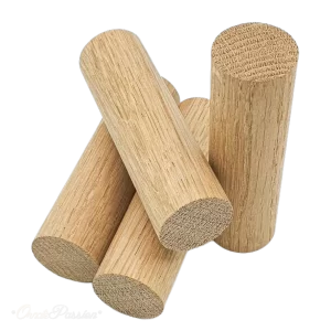 Oak Dowel 30mm x 100mm Length - Pack of 10 Dowels