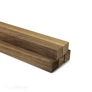 Walnut square dowel 9.5mm x 900mm Length - pack of 2 Dowels