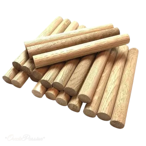 Oak Dowel 10mm x 100mm Length - Pack of 20 Dowels