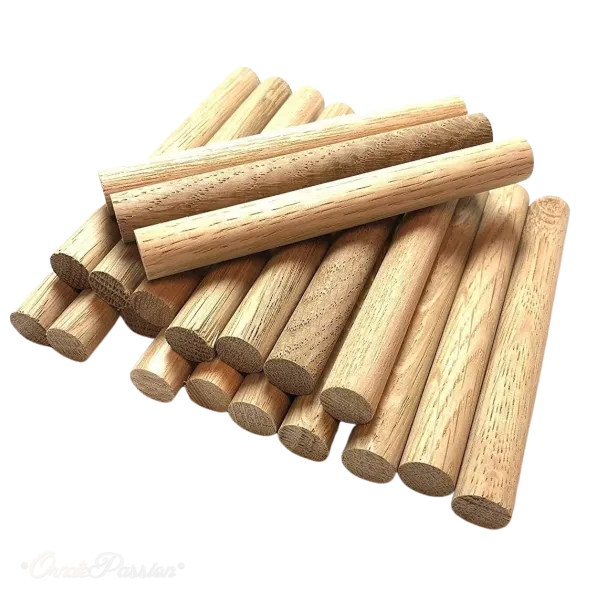 Oak Dowel 10mm x 100mm Length - Pack of 20 Dowels