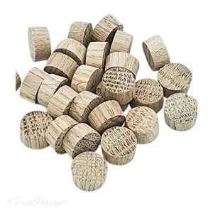Oak Flat Head Cross Grain Plug 19mm - 3/4 inch - Pack of 50