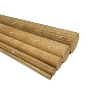Oak Dowel 30mm x 1m Length - Single Dowel