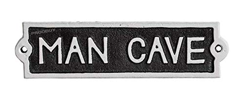 Cast Iron man cave Sign